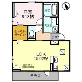 D-Place手柄B【2階】の間取り