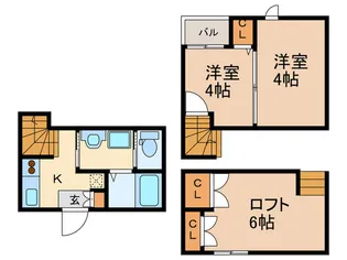 ラヴィアン・ローズ【2階】の間取り