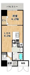 ザ・カーム【2階】の間取り