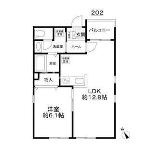Casa Naka【2階】の間取り