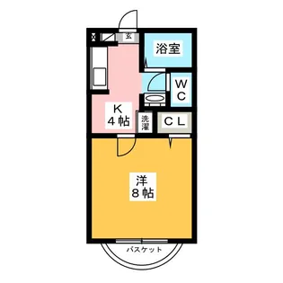 メイプルIII【2階】の間取り
