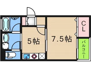 カーサフェリーチェ【1階】の間取り