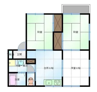 レジデンスみすず【2階】の間取り