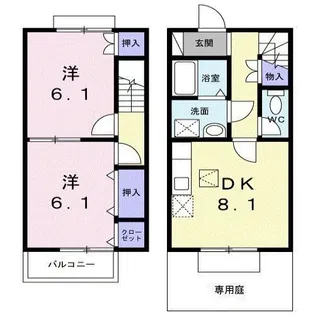 ベルク【1階】の間取り