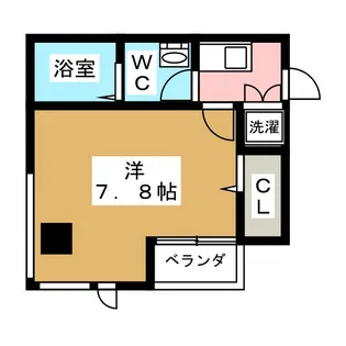 プランドール山菱【4階】の間取り