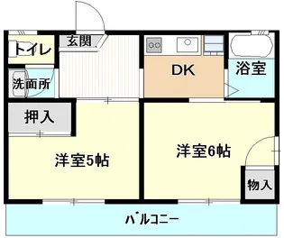 コットンテールハウス【2階】の間取り