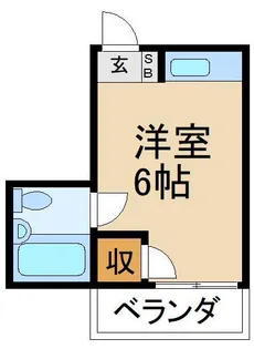磯島ハイツ【2階】の間取り