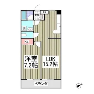 ファーストヒルズI【2階】の間取り