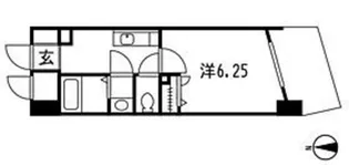 エルミタージュ安芸【6階】の間取り