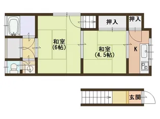 フクトク文化【2階】の間取り