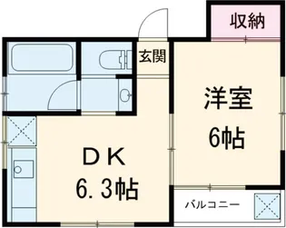 ピュアハウスSS-8【2階】の間取り