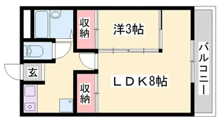 ラフェスタ加東【5階】の間取り