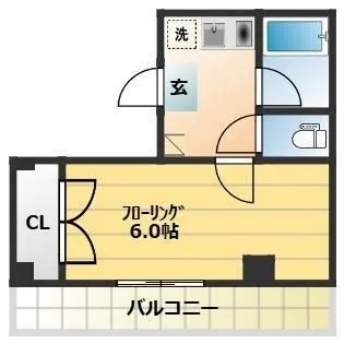 キャナルOGAWA(キャナルオガワ)【4階】の間取り
