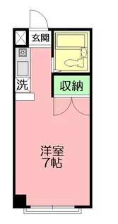 レインボーハイツ【3階】の間取り