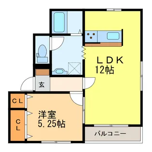 サンパティー【2階】の間取り
