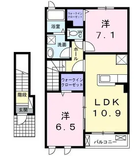 リーリエ【2階】の間取り