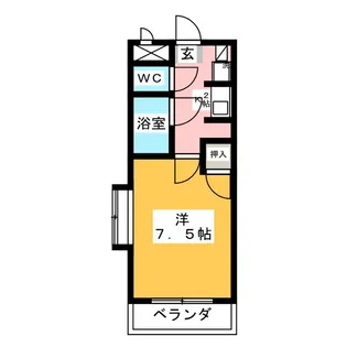 ラフレシア【3階】の間取り