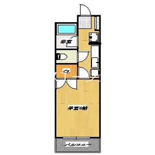 メイプルマンション【1階】の間取り