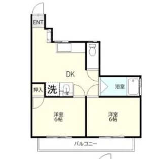 サンライフ小笠【2階】の間取り