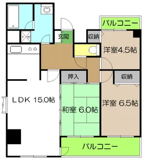 ダイアパレス追手前第3【11階】の間取り