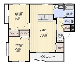 レスタージュ【3階】の間取り