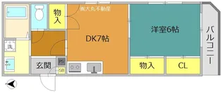 マンションロワジール【3階】の間取り