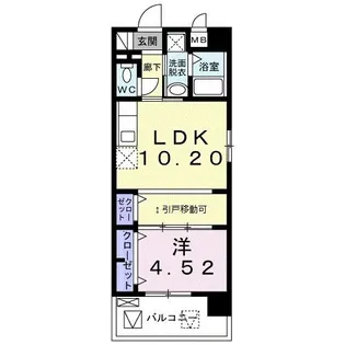 コンフォール f【2階】の間取り