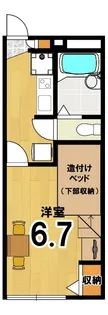 レオパレス里ノ前【2階】の間取り