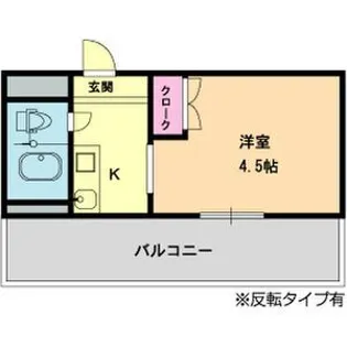 メゾン・ド・シュルヴィー【6階】の間取り