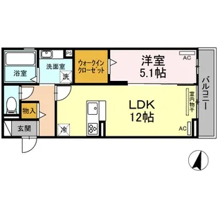 メゾン如庵【2階】の間取り