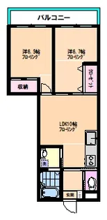 シュロス東嶺【3階】の間取り