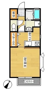 ウッディヒル芙久舞日光【2階】の間取り