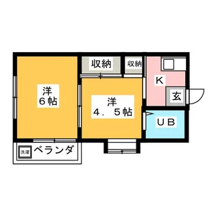 パレス芝公園【1階】の間取り