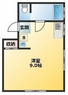 文化ビル【4階】の間取り