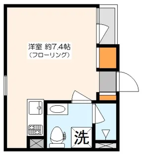 HOUSING豪徳寺ビルII【2階】の間取り
