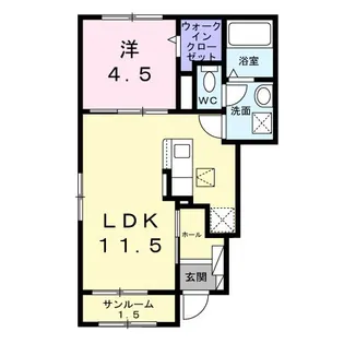 KASHIWA HILLS【1階】の間取り