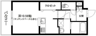 グランストーク北浦【4階】の間取り
