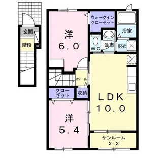 アンピーノ【2階】の間取り
