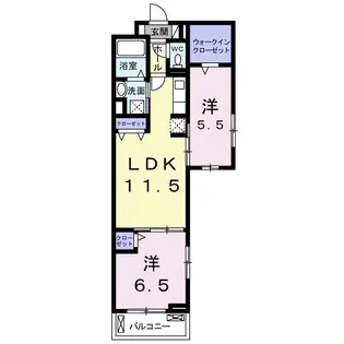 ラームーン【2階】の間取り
