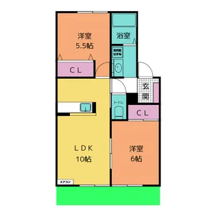ハイムイースターガーデン【1階】の間取り