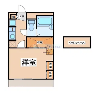レオパレスPleyone【1階】の間取り