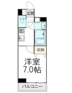 グランシャリオ西尾久【2階】の間取り