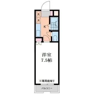 ライヴス鷺宮【1階】の間取り