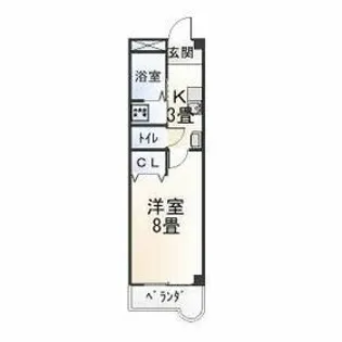 ティアラ八帖【2階】の間取り