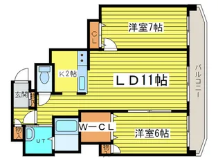 VANGUARD QUALIA【10階】の間取り