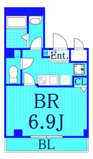 アイエスグランデ小机B【5階】の間取り