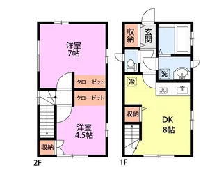 マゴコロヴィレッタ神屋【2階】の間取り