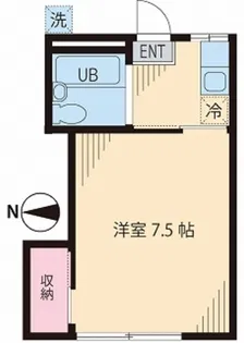 ヒルズ要町【1階】の間取り