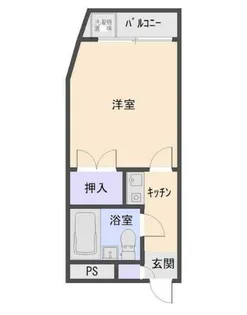橋本MSマンション【2階】の間取り