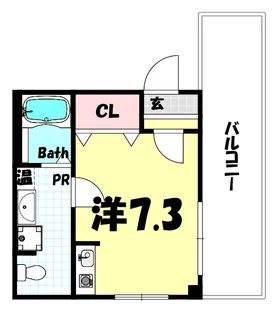 コンフォールびふう【4階】の間取り